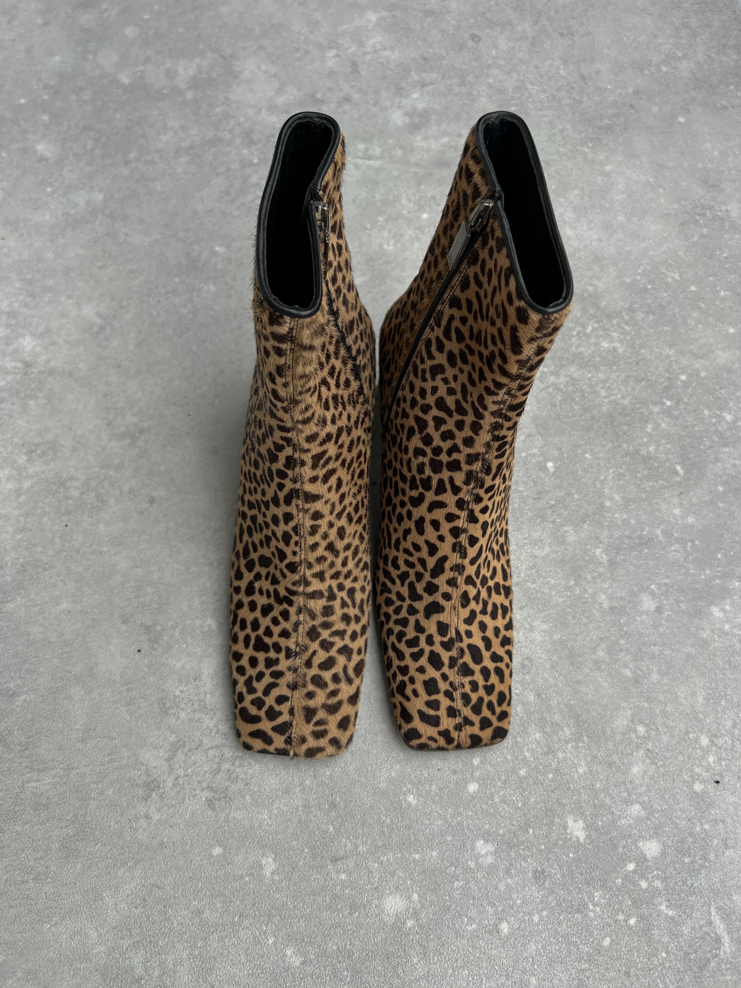 Baldini animalier ankle boots