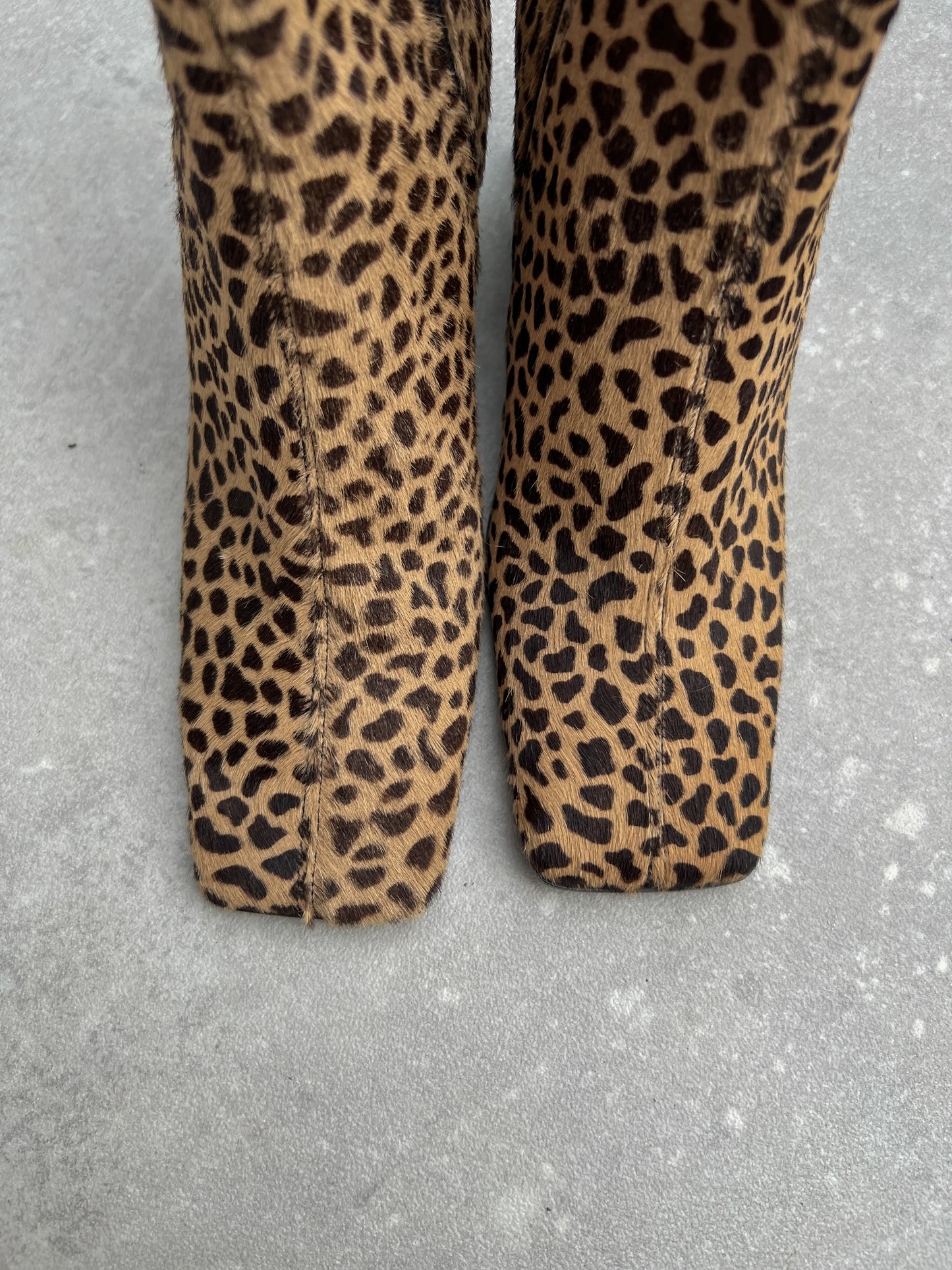 Baldini animalier ankle boots