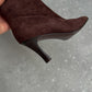 Casadei real suede brown boots