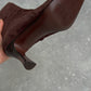 Casadei real suede brown boots