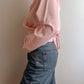 Pure cotton pink crossed shirt