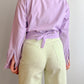 Pure cotton lilac crossed shirt