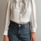 Pure silk white blouse