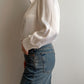 Pure silk white blouse