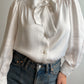 Pure silk white blouse