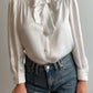 Pure silk white blouse