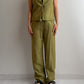 Viscose olive green suit