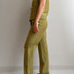 Viscose olive green suit