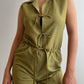 Viscose olive green suit