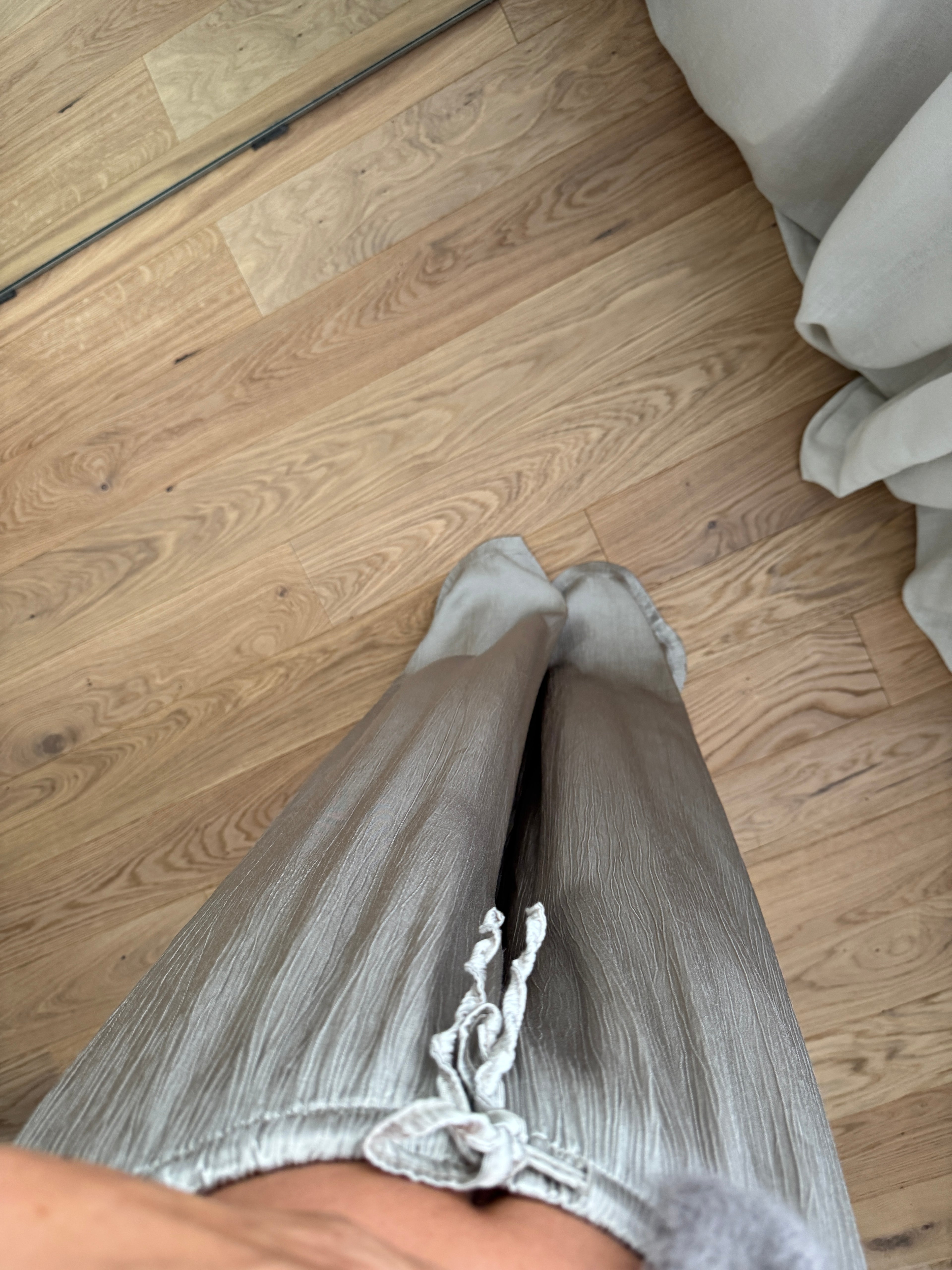 Pantaloni in viscosa - Stone