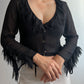 Pure silk black blouse