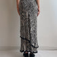 Pure viscose animalier skirt