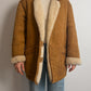 Vintage embroidered Shearling coat