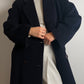 Wool and cashmere blue coat