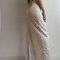 Pure silk white long skirt