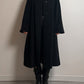 Piacenza wool and angora black coat