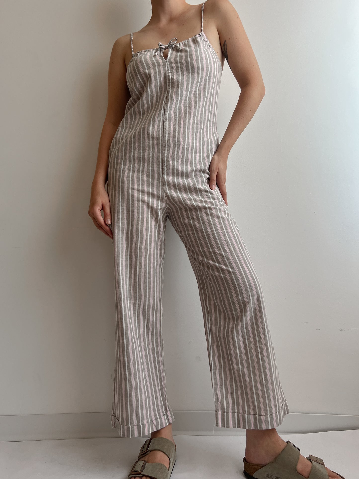 Pure cotton striped onesie