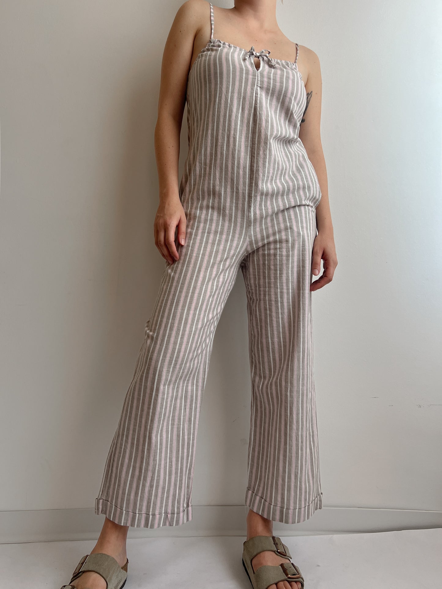 Pure cotton striped onesie