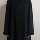 Piacenza wool and angora black coat