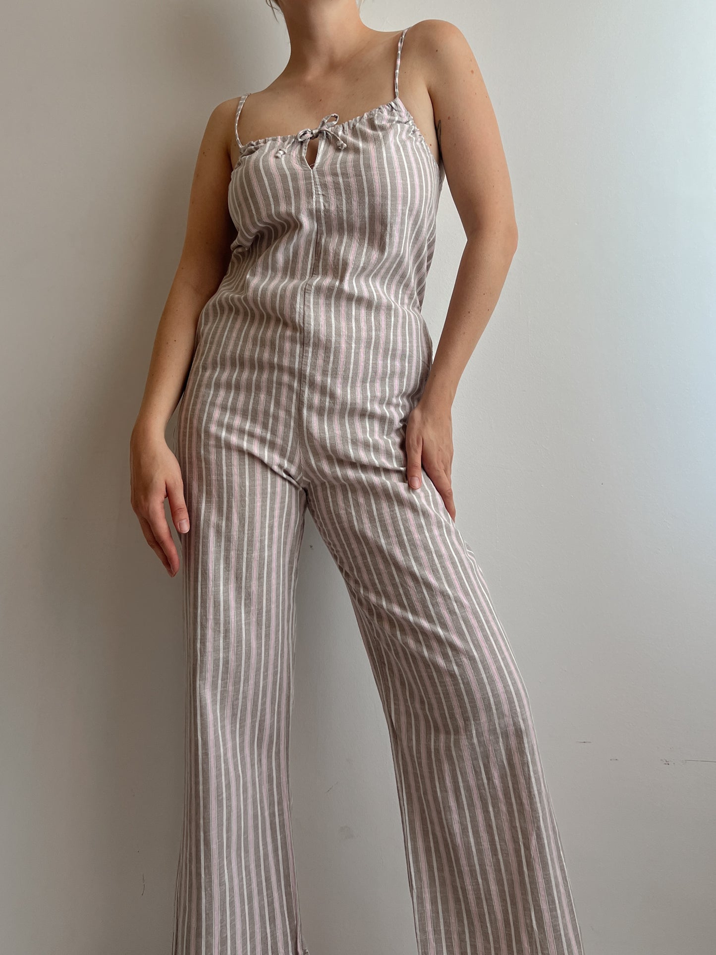 Pure cotton striped onesie