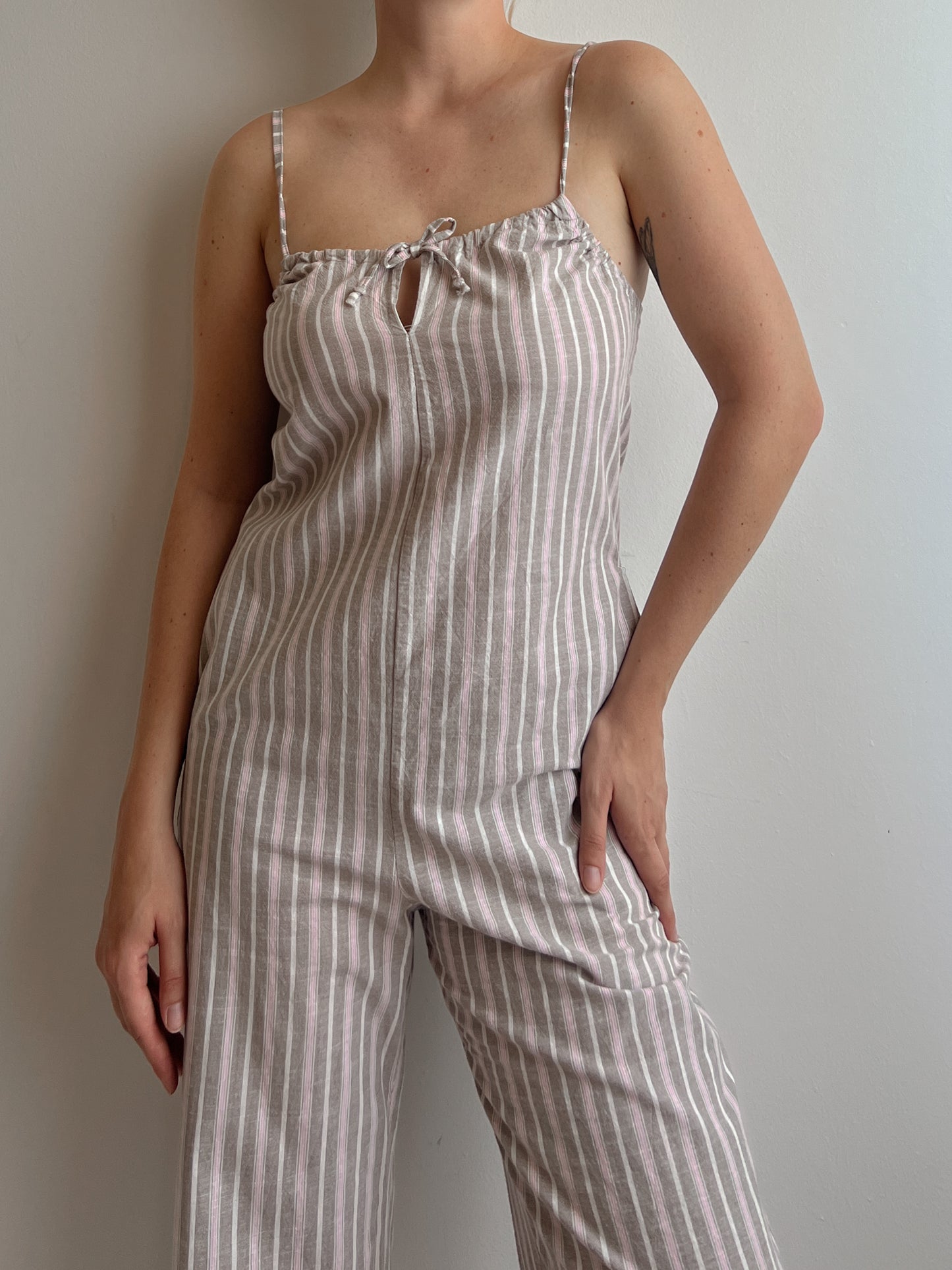 Pure cotton striped onesie