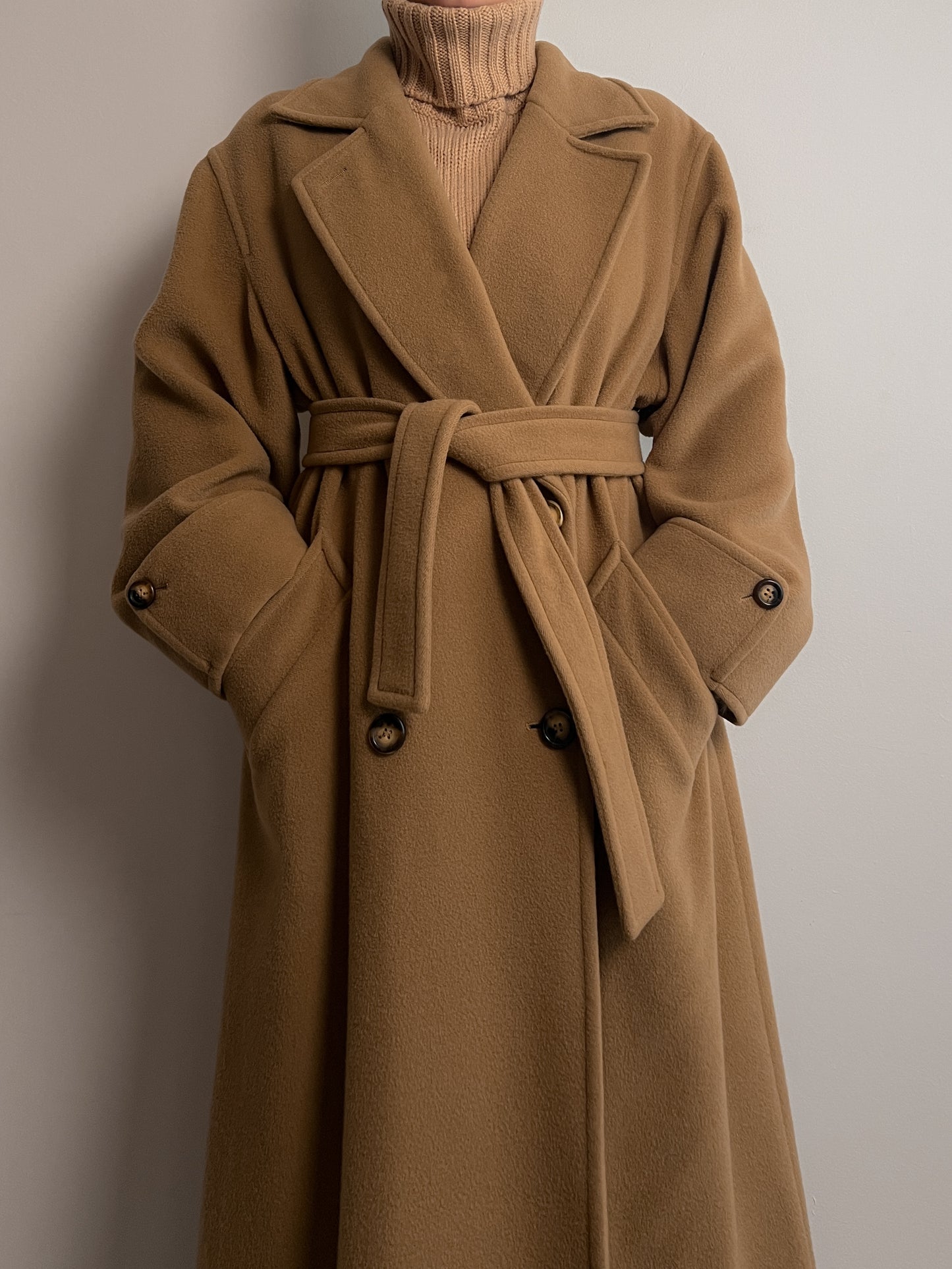 Marella pure wool camel coat