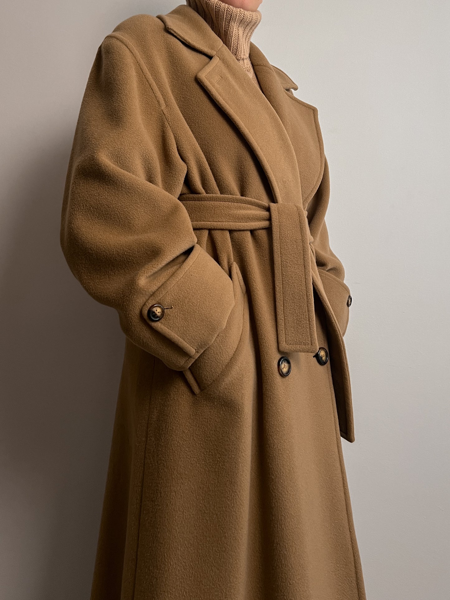 Marella pure wool camel coat