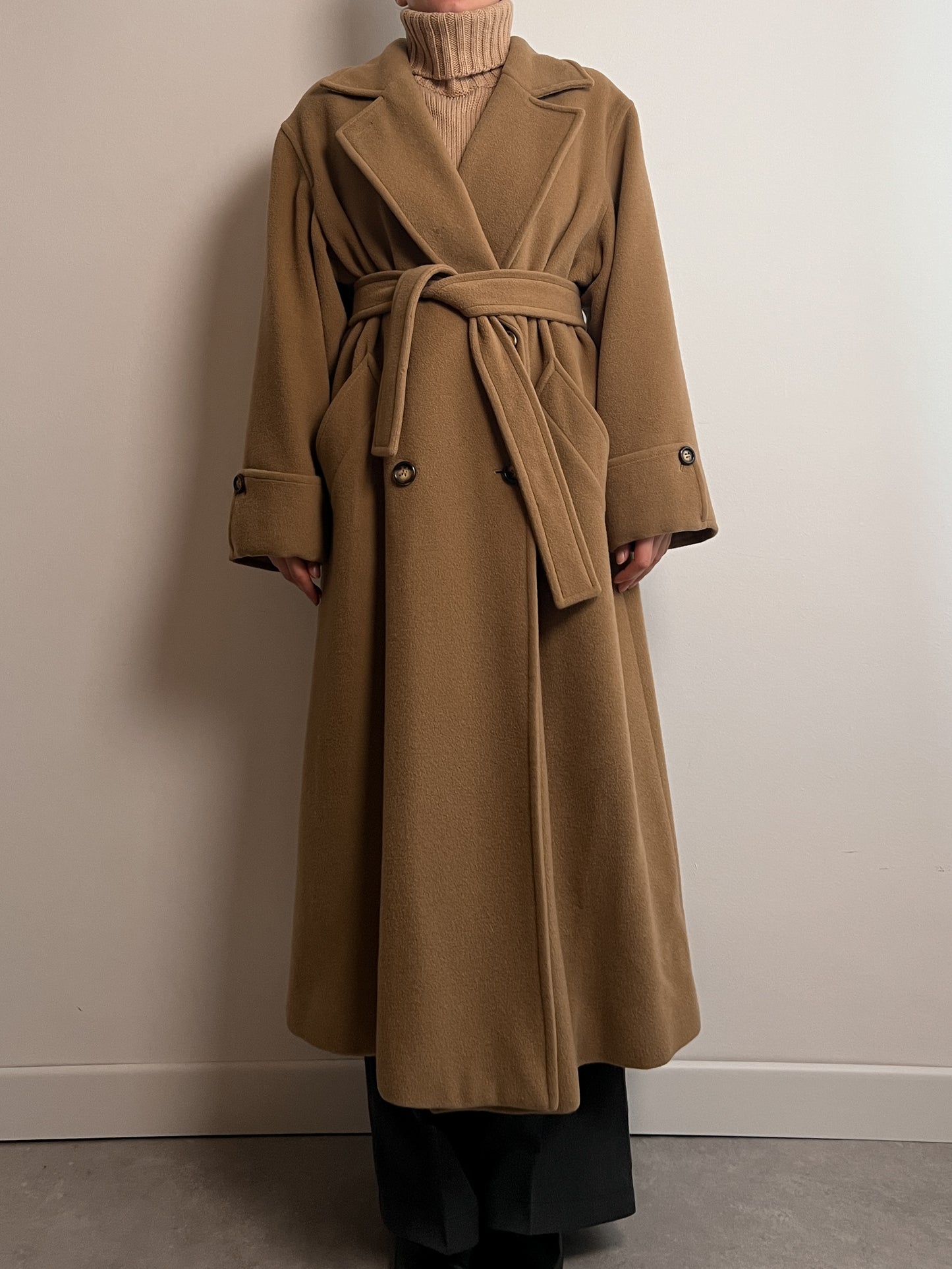 Marella pure wool camel coat