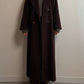 Piacenza pure wool chocolate coat