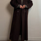 Piacenza pure wool chocolate coat