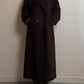 Piacenza pure wool chocolate coat