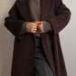 Piacenza pure wool chocolate coat