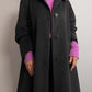 Piacenza wool and angora grey coat