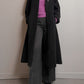 Piacenza wool and angora grey coat