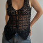 Handmade crochet gilet