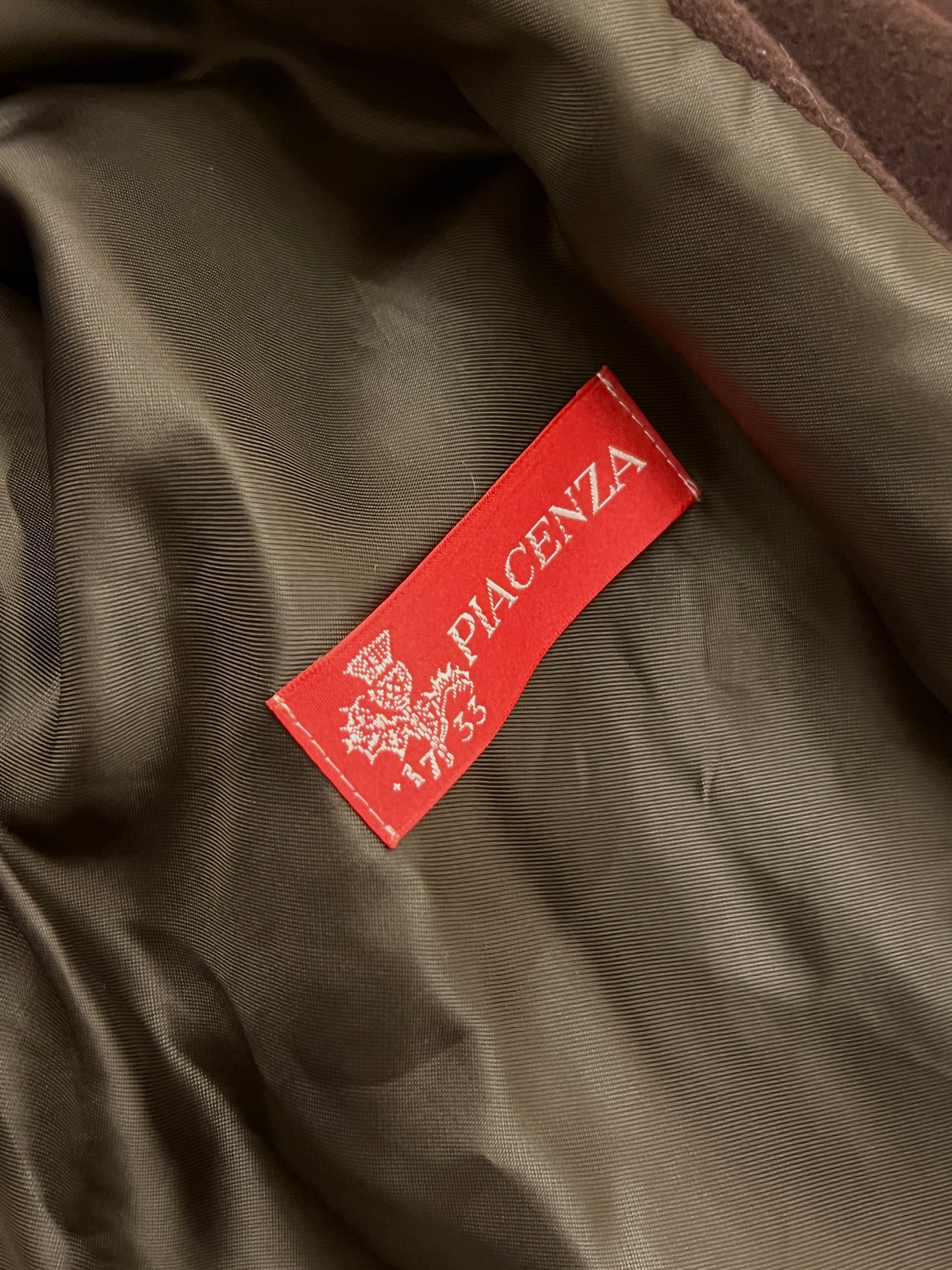 Piacenza pure wool chocolate coat