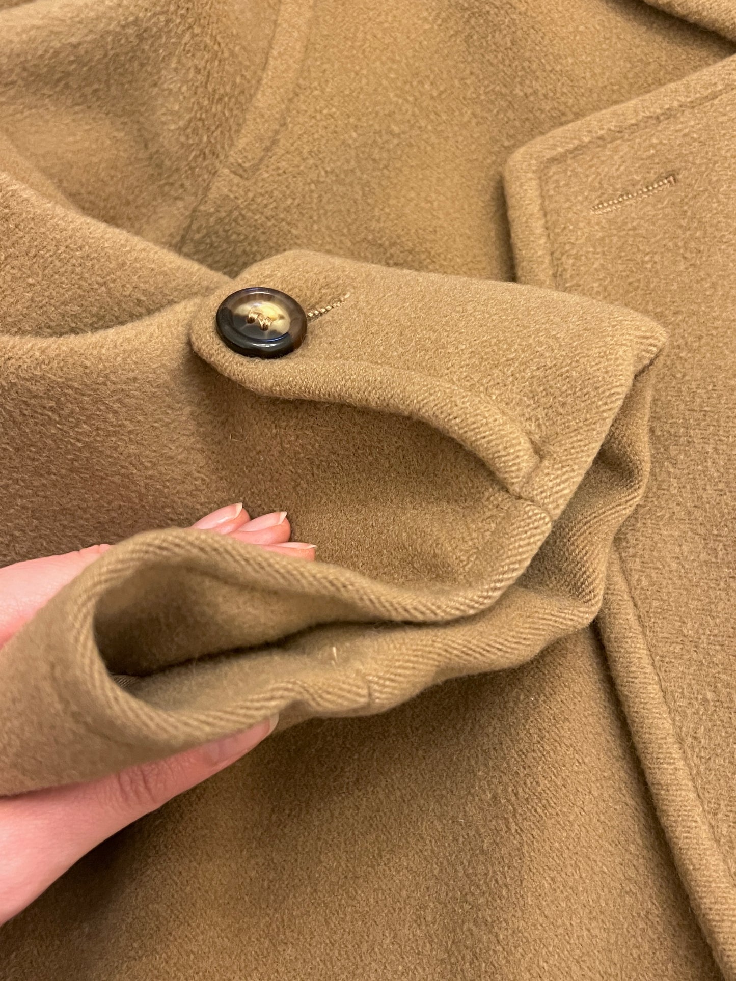 Marella pure wool camel coat