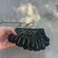 Beads clamshell purse