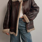 Real Shearling aviator jacket