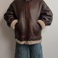 Real Shearling aviator jacket