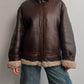 Real Shearling aviator jacket