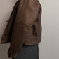 Real Shearling brown bomber