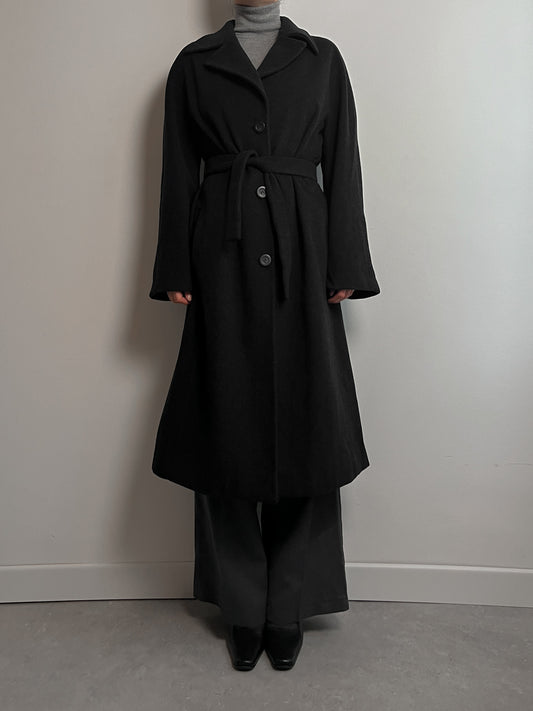 Luisa Spagnoli wool and cashmere grey coat