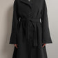 Luisa Spagnoli wool and cashmere grey coat