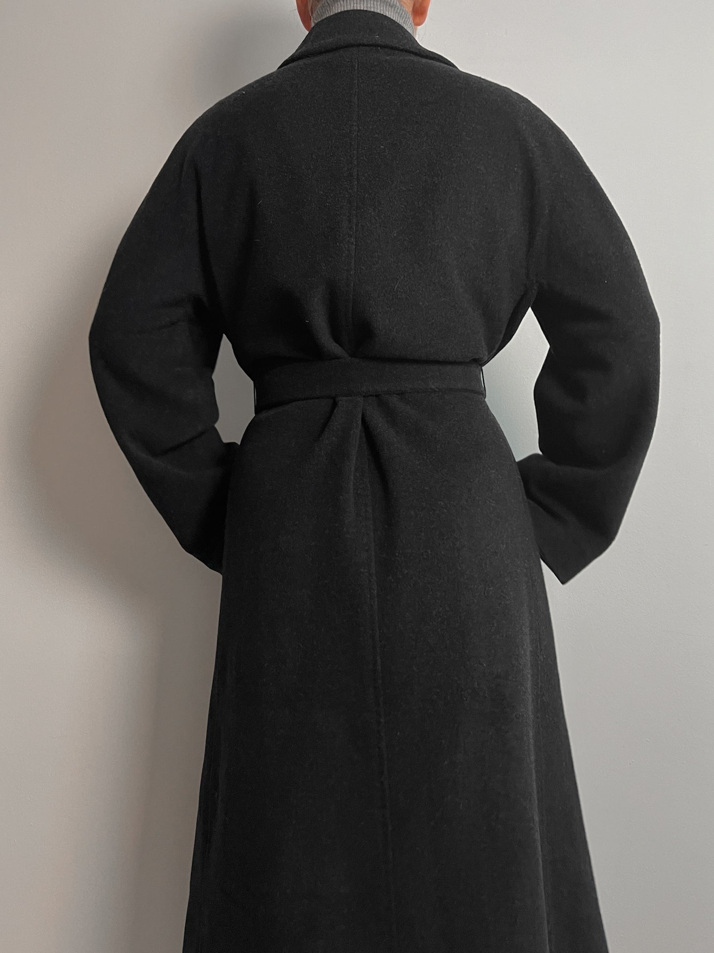 Luisa Spagnoli wool and cashmere grey coat