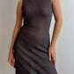 Pure viscose grey dress