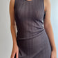 Pure viscose grey dress