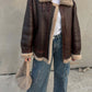 Real Shearling aviator jacket