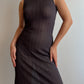 Pure viscose grey dress