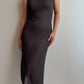 Pure viscose grey dress